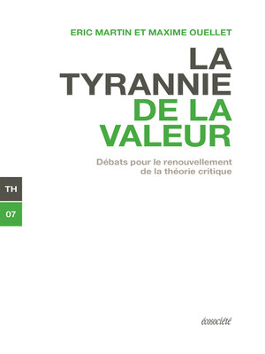 cover image of La tyrannie de la valeur